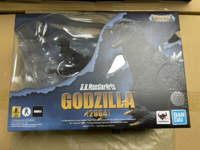 S.H.MonsterArts Godzilla 2004 Figure Godzilla Final Wars Bandai Kaiju Toy JP FS-image