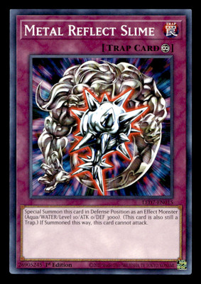 Yugioh Legendary Duelists: Rage of Ra #LED7-EN015 Metal Reflect Slime-image