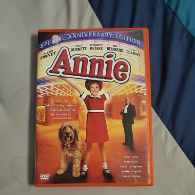 Annie (DVD, 2004, Full, Special Anniversary Edition) Starring Albert Finney.-image