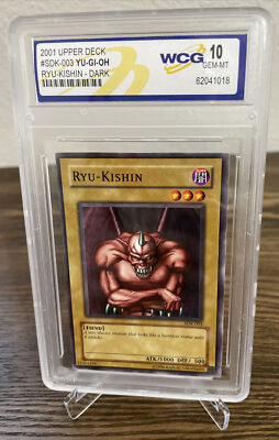 YU-GI-OH RYU-KISHIN DARK 2001 Upper Deck #SDK-003 GEM MINT 10 KONAMI-image