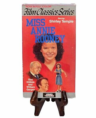 Miss Annie Rooney VHS 1988 Movie Shirley Temple Classic Series Video Treasures-image