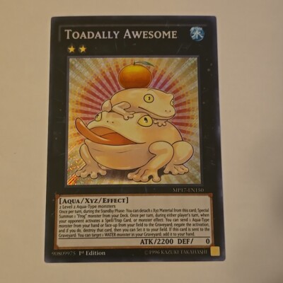 Yugioh! Toadally Awesome MP17-EN150 1st Edition Secret Rare [NM]-image
