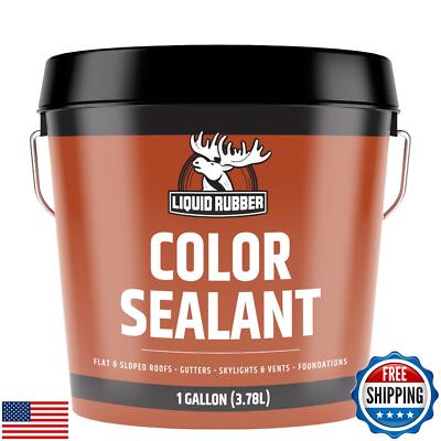 Liquid Rubber Color Waterproof Sealant - Elastomeric Roofing Coating for Flat-image