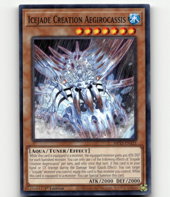 Yugioh Icejade Creation Aegirocassis 25th Anniv. Tin: Dueling Heroes Mega Pack-image
