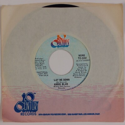 ANNIE BLUE: Lay Me Down US 20th Century TC-2157 Disco Funk Soul Promo 45 NM--image