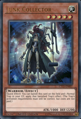 Junk Collector ultra rare CT15-EN007 Yugioh-image
