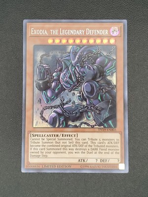 Yugioh TN19-EN003 Exodia the Legendary Defender Limited Prismatic Secret Rare-image