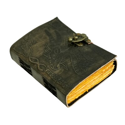 Dragon Embossed Leather Journal Leather Sketchbook for Man and Women's-image