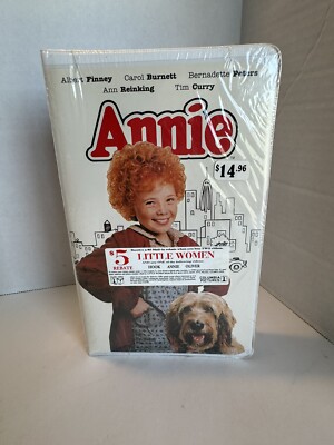 Vintage 1995 Original Annie VHS cassette Movie Sealed Columbia Pictures-image