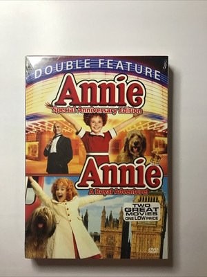 Annie & Annie Royal Adventure - 2 Films - NEW Sealed DVD - Albert Finney -image