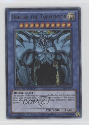 2010 Yu-Gi-Oh! Legendary Collection 1 Limited Edition Obelisk the Tormentor g7c-image