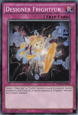 Yu-Gi-Oh! Designer Frightfur MP16-EN032 Common 1st Edition NM-image