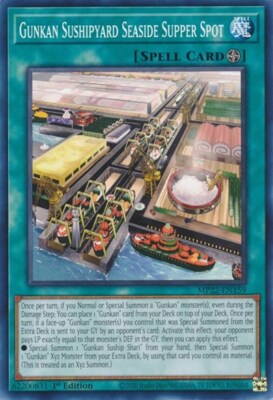1x Gunkan Sushipyard Seaside Supp NM Eng YuGiOh - 2022 Mega Tin - Pharoah's Gods-image