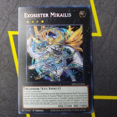 Exosister Mikailis MP23-EN256 25th Anniversary Tin: Dueling Heroes Mega Pack 1st-image