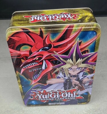 2016 YuGiOh Mega Tin Yugi and Slifer Sky Dragon BRAND *Tin Only*-image