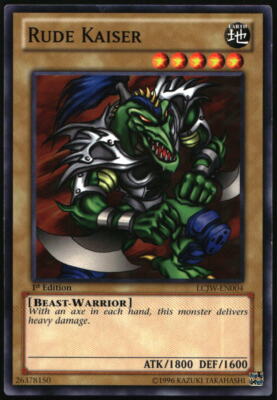 Yu-Gi-Oh! - Legendary Collection 4: Mega-Pack Rude Kaiser 2013 LCJW-EN004 1st Ed-image
