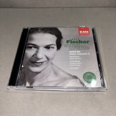 ANNIE FISCHER: Bartok, Beethoven, Schumann Piano Concertos 3 EMI Classics CD-image