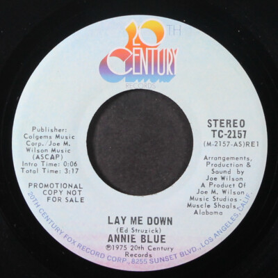 ANNIE BLUE: lay me down / bottle of wine 20TH CENTURY 7