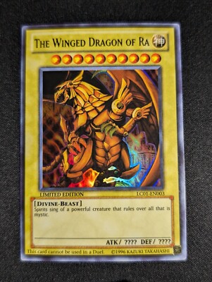 Yugioh - The Winged Dragon Of Ra LC01-EN003 Limited Edition Ultra Rare NM-image