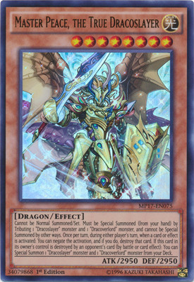 Master Peace, the True Dracoslayer - MP17-EN075 - Ultra Rare - 1st Edition NM Yu-image