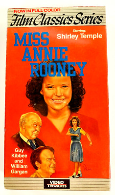 Miss Annie Rooney (VHS, 1988) Shirley Temple Classic Series Video Treasures- NEW-image