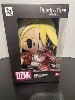YuMe Attack On Titan 7” DZNR Collectible Plush ANNIE LEONHART Titan Edition #31-image