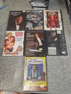 A6 Lot 7 Victor Victoria Annie Get Gun Showboat Andy Williams Bob Hope SEALED-image