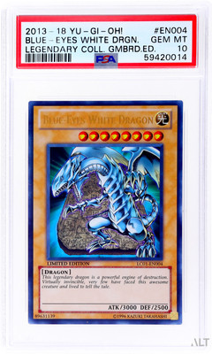 2013 Yu-Gi-Oh! Legendary Collection Blue-Eyes White Dragon #LC01-EN004 PSA 10-image