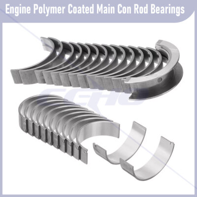 For BMW 3.0 Turbo L6 N51 N52 N54 N55 Engine Polymer Coated Main Con Rod Bearings-image