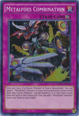 3 x Metalfoes Combination - MP17-EN112 - Super Rare - 1st Edition Near Mint, Eng-image