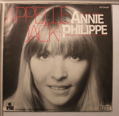 Pop Picture Sleeve 45 Annie Philippe - Lundi Blue / Appelle Jack On Fleet-image