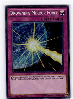 Yu-Gi-Oh Drowning Mirror Force Secret Rare #MP17-EN041-image