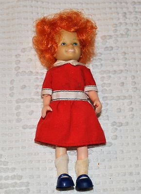 Vintage Little Orphan Annie Doll with Shoes & Socks - from Knickerbocker 1982-image