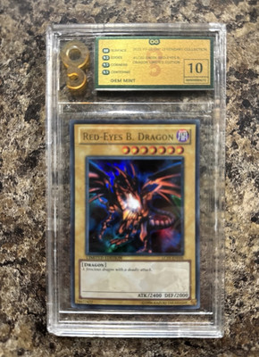 OG Gem Mint 10 2010 Legendary Collection RED-EYES B. Dragon Yu-Gi-Oh!-image