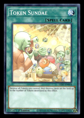 Yugioh Legendary Duelists: Rage of Ra #LED7-EN054 Token Sundae-image