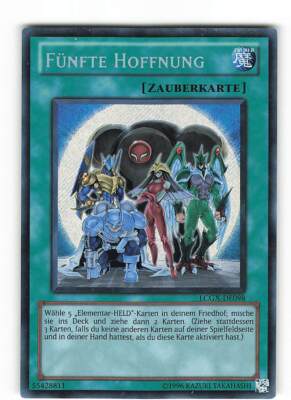 Yugioh FIFTH HOPE, lcgx-en098 Secret Rare German Excellent -image
