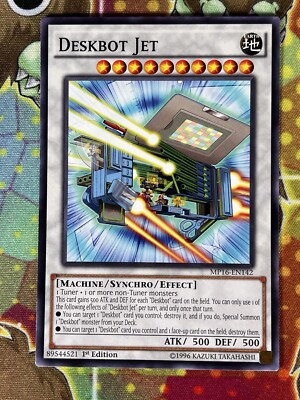 Yugioh Deskbot Jet MP16-EN142 Single-image