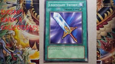 A448 YUGIOH SPELL CARD A LEGENDARY SWORD LOB-040-image