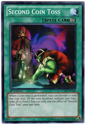 YuGiOh Second Coin Toss LCJW-EN268 Legendary Collection 4: Joey's World 1st ed-image