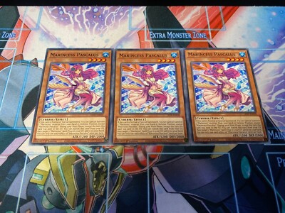 Yu-Gi-Oh! Marincess Pascalus LED9-EN039 1st Ed “Blue Maiden Deck” English NM x3-image