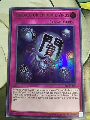 Yu-Gi-Oh Eradicator Epidemic Virus LCKC-EN048 Ultra Rare-image