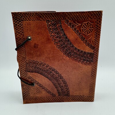 Leather Journal / Notebook / Diary / Namibia / ~6x5 in / 100 Leaves /Not Ruled-image