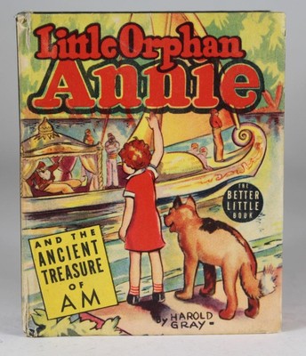 BIG LITTLE BOOK Little Orphan Annie the Big Train Robbery #1140 1935 Whitman BLB-image