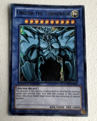 Yugioh READ 25th Anniversersary LC01-EN001 Obelisk the Tormentor-image