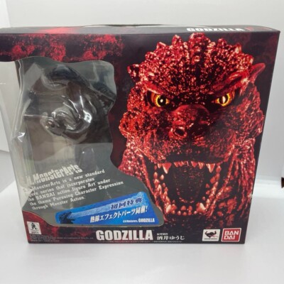 S.H.MonsterArts Godzilla Figure Unopened with First Release Bonus Japan Exclusiv-image