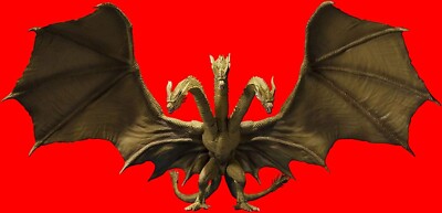 Bandai Godzilla S.H.MonsterArts King Ghidorah 2019 Pvc Action Figure Toho-image