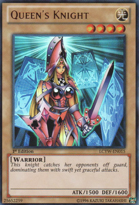1x Queen's Knight - LCYW-EN015 - Ultra Rare - 1st Edition LC03/LCYW - Legendary -image