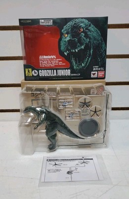 2012 Bandai S.H.MonsterArts: Godzilla Junior Figure w/Helicopters & Box *READ*-image