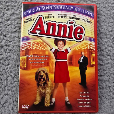 Annie Special Anniversary Edition DVD Disc Musical Full Screen Tri Star 1981-image