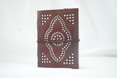 Handmade Embossed Leather Diary Pack of 2-image